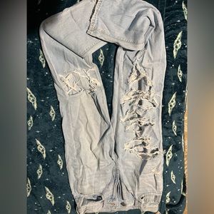 American eagle rip jeans size 00